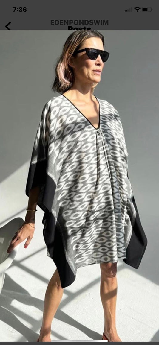 Short Ikat Caftan