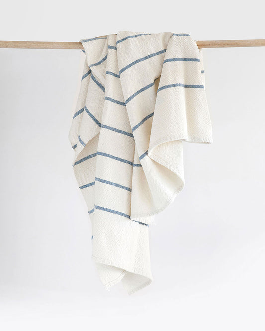 Hand Loomed Beach Towel Striped Throughout