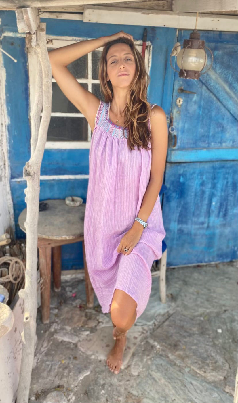 Lilac summer dress online
